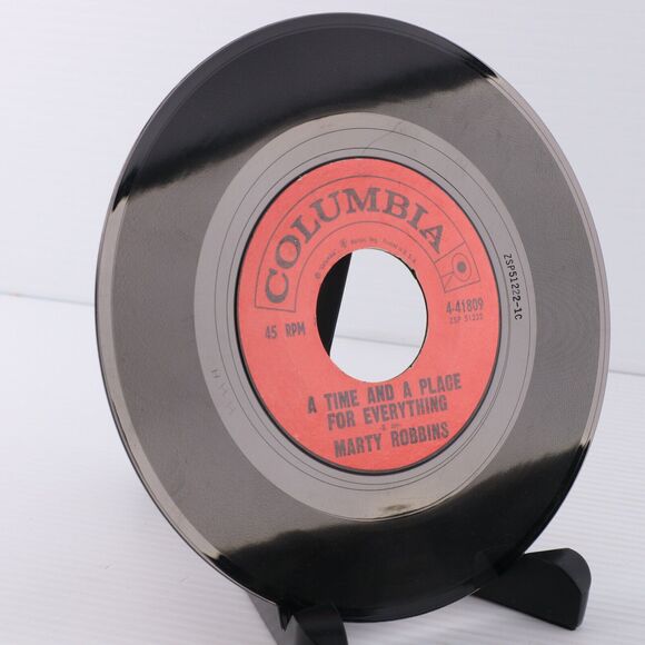 Marty Robbins – Ballad Of The Alamo/Time And A Place 1960 45 rpm Record 4-41809 - Picture 12 of 16